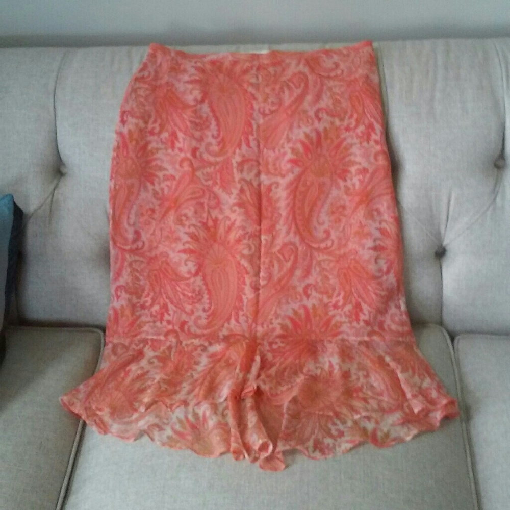 Banana Republic Coral skirt
